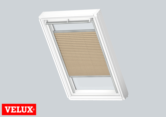 Flying Pleated, 1277 Dusty Sand - VELUX Loft Blind - Image 3
